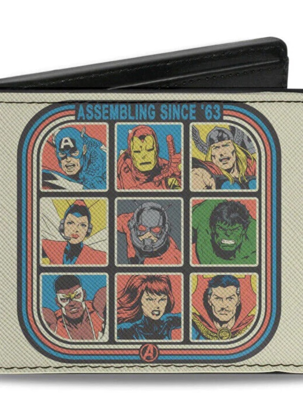 Avenger Men's Wallet with Multicolor Vintage Comic Panels